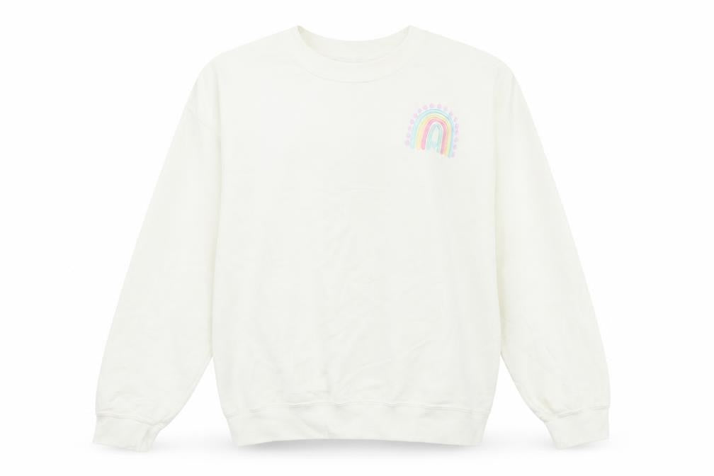 M&C Womens White  Cotton Pullover Sweatshirt Size S  Pullover - 'Thank you NHS'