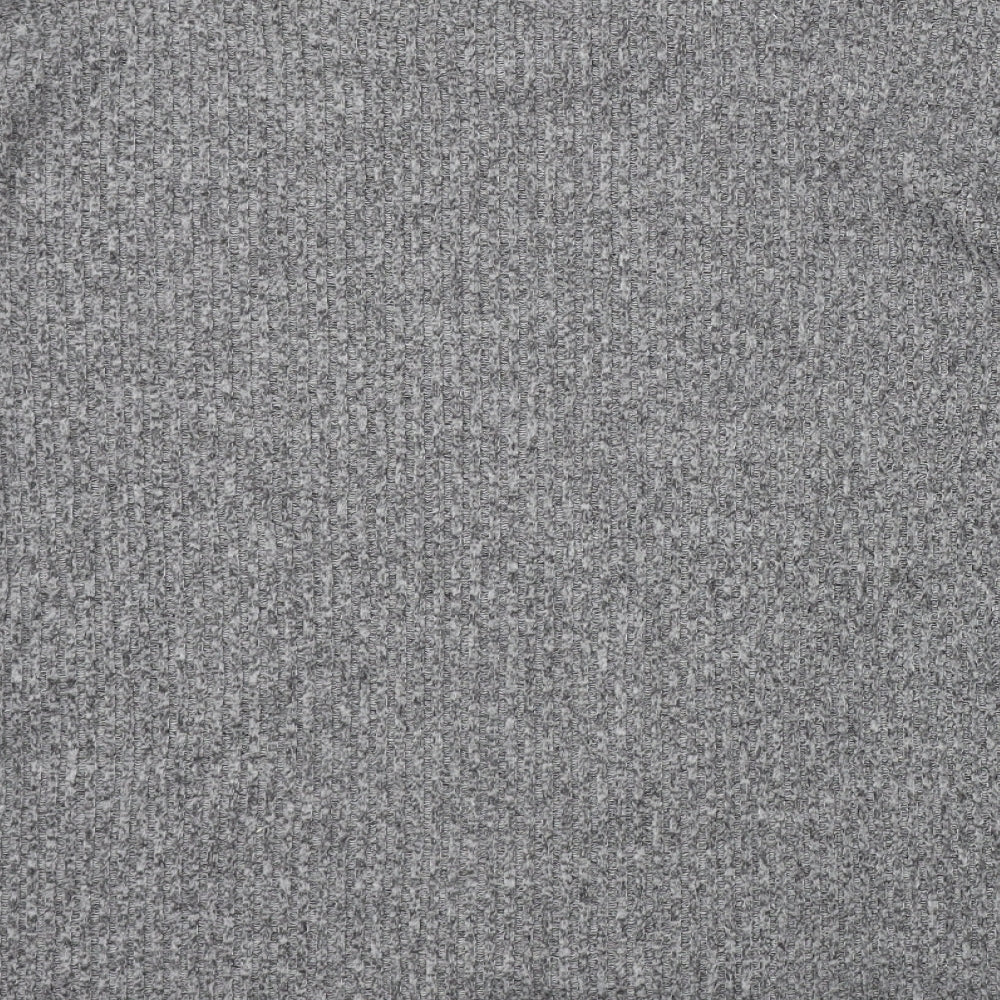 Primark Womens Grey Round Neck  Polyester Pullover Jumper Size S