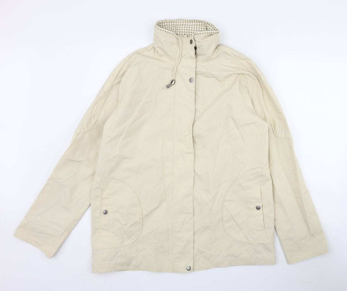 Blair Womens Beige   Jacket  Size M  Zip