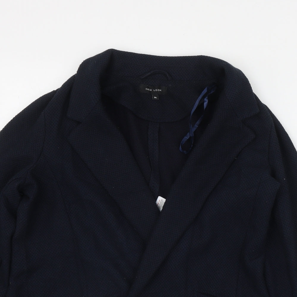 New Look Womens Blue   Jacket Blazer Size 10