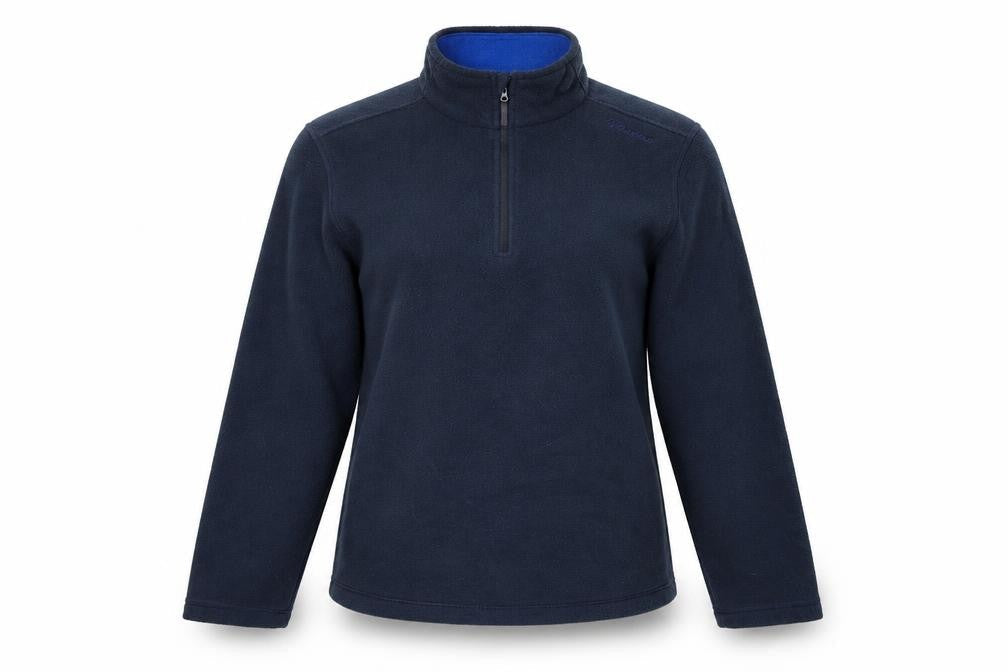 Quechua Womens Blue  100% Polyester Pullover Sweatshirt Size S  Zip