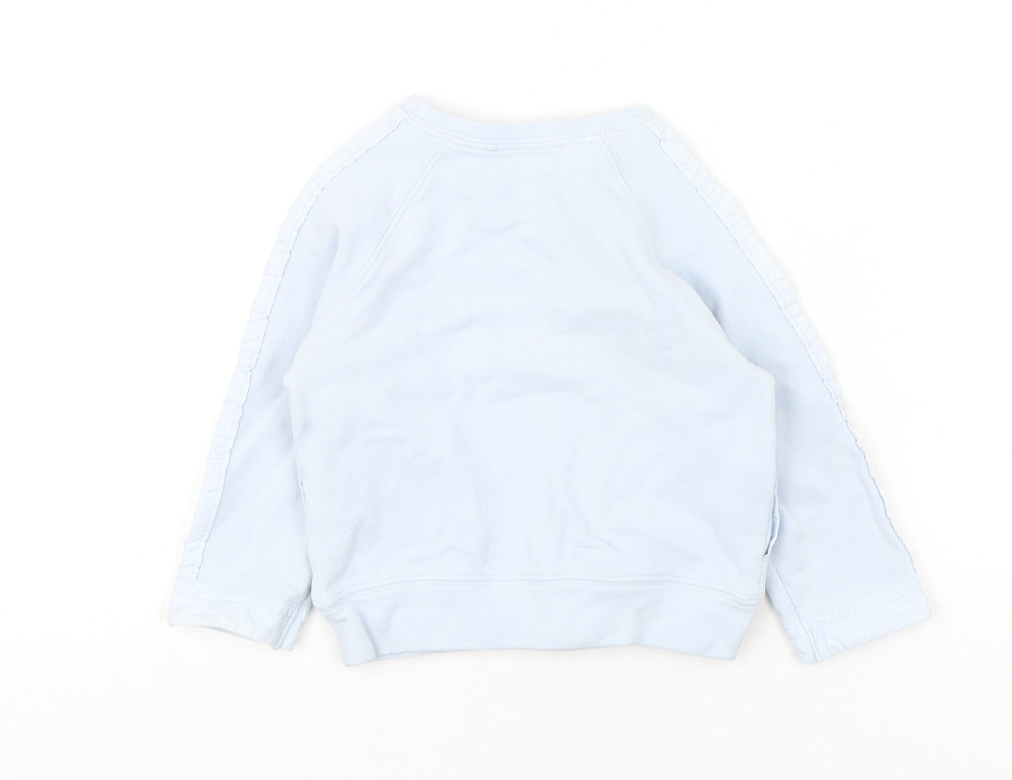 Preworn Girls Blue  Cotton Pullover Sweatshirt Size 2 Years  Pullover