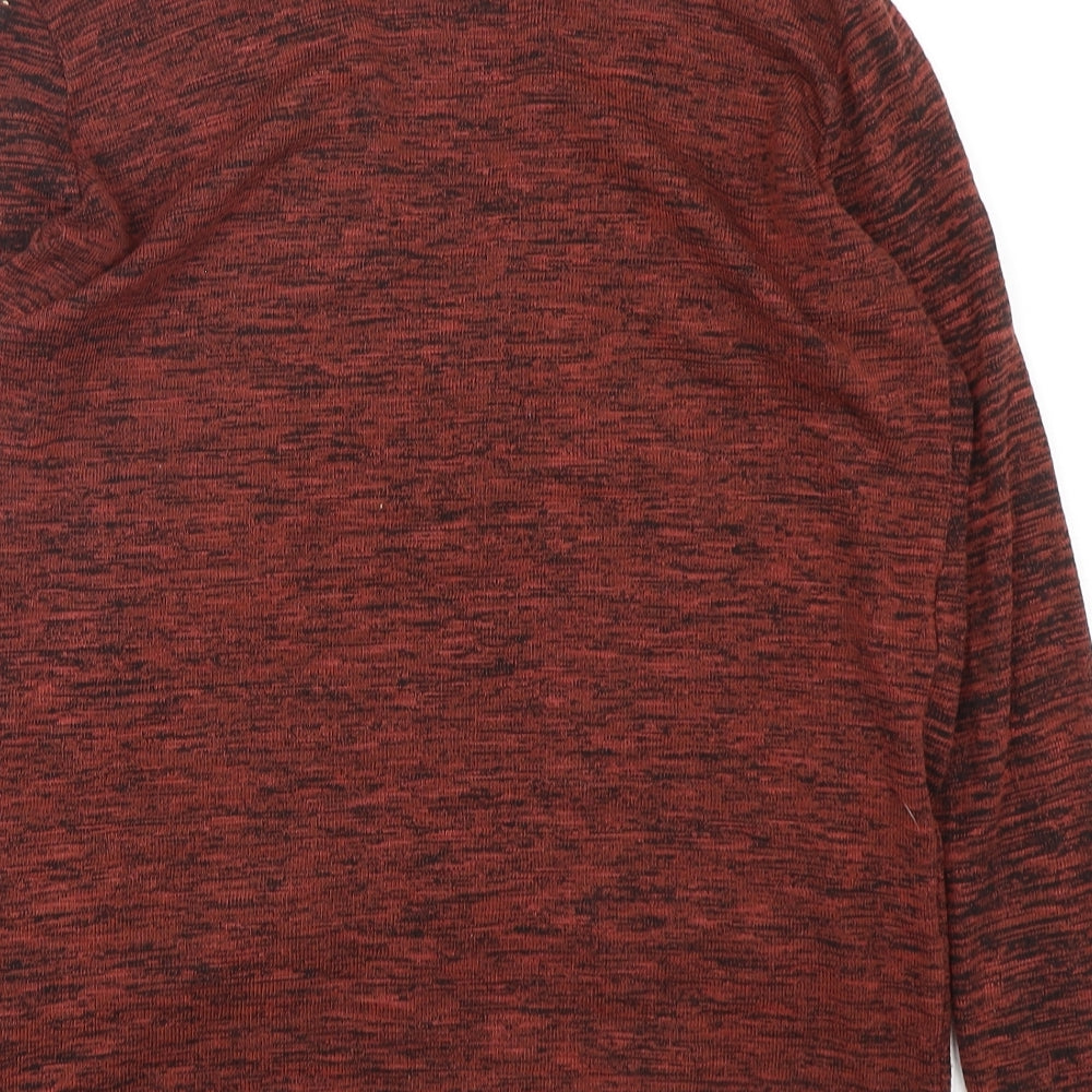 Atmosphere Womens Brown V-Neck  Viscose Cardigan Jumper Size 6