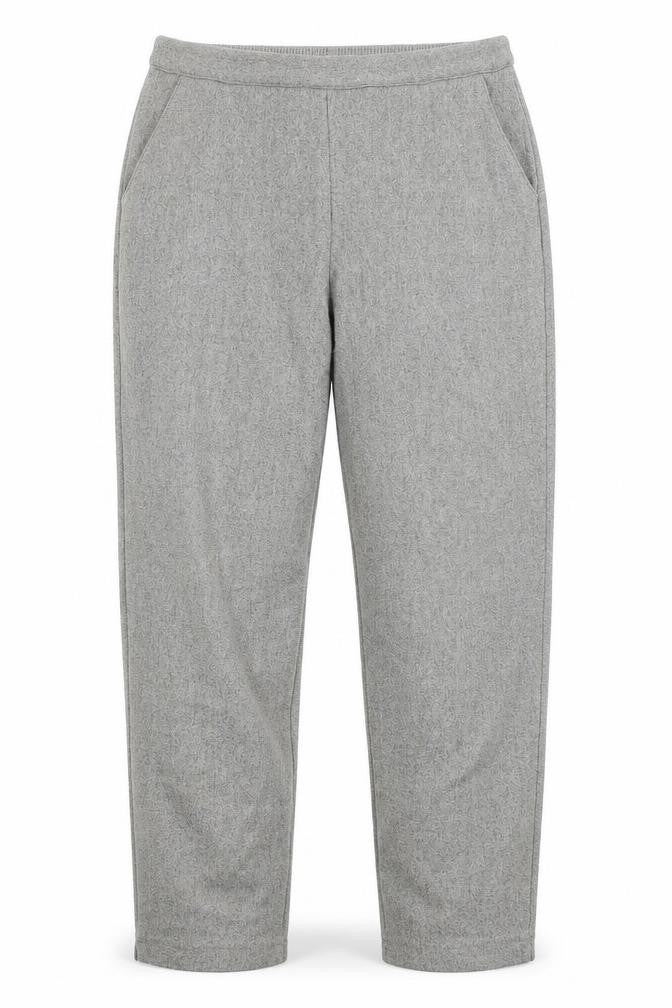 Emma Collction Womens Grey  Polyester Trousers  Size 16 L27 in Regular