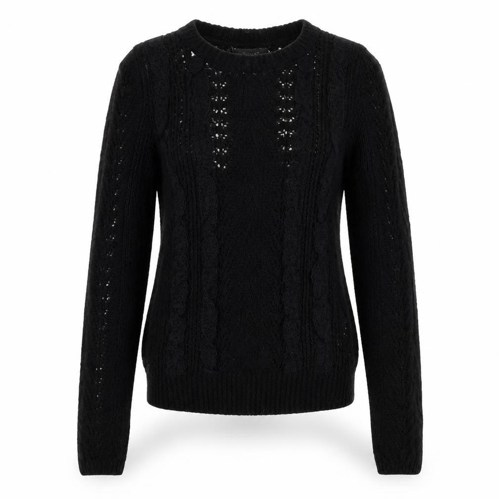 Primark Womens Black  Acrylic Pullover Sweatshirt Size XS  Pullover