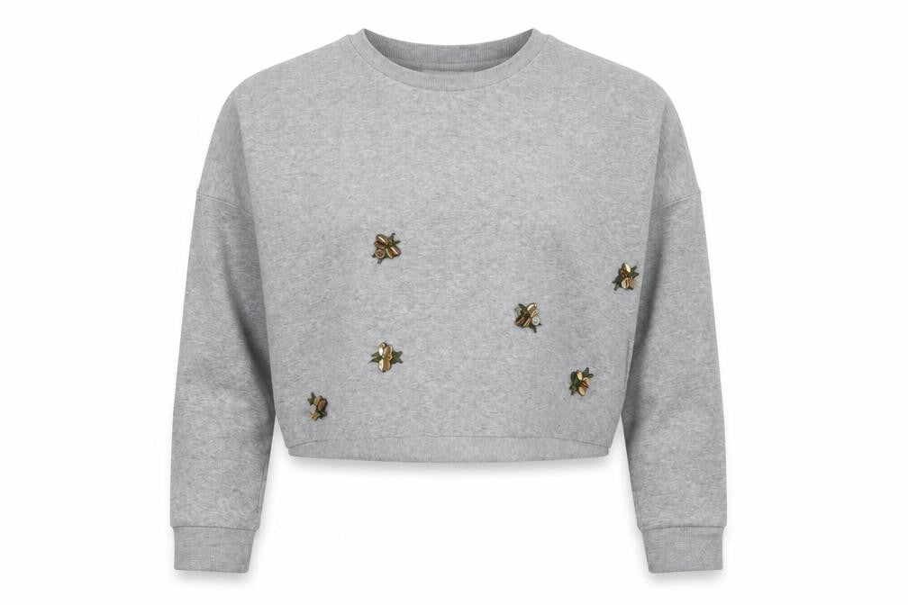 Primark Womens Grey  Polyester Pullover Sweatshirt Size XS  Pullover