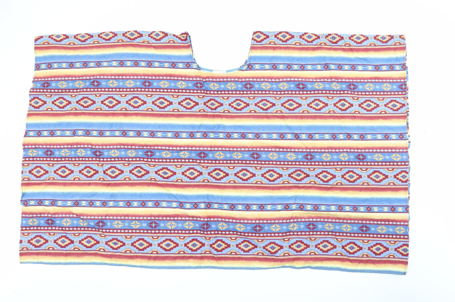 Crazy Ladies Womens Multicoloured Geometric  Jacket Poncho Size L