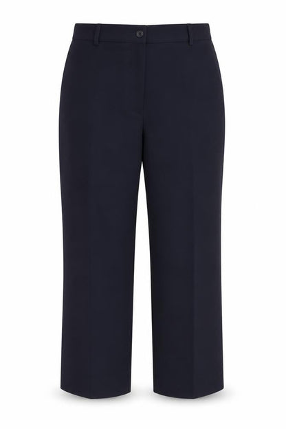 Punt Roma Womens Blue  Polyester Trousers  Size 12 L27 in Regular Button