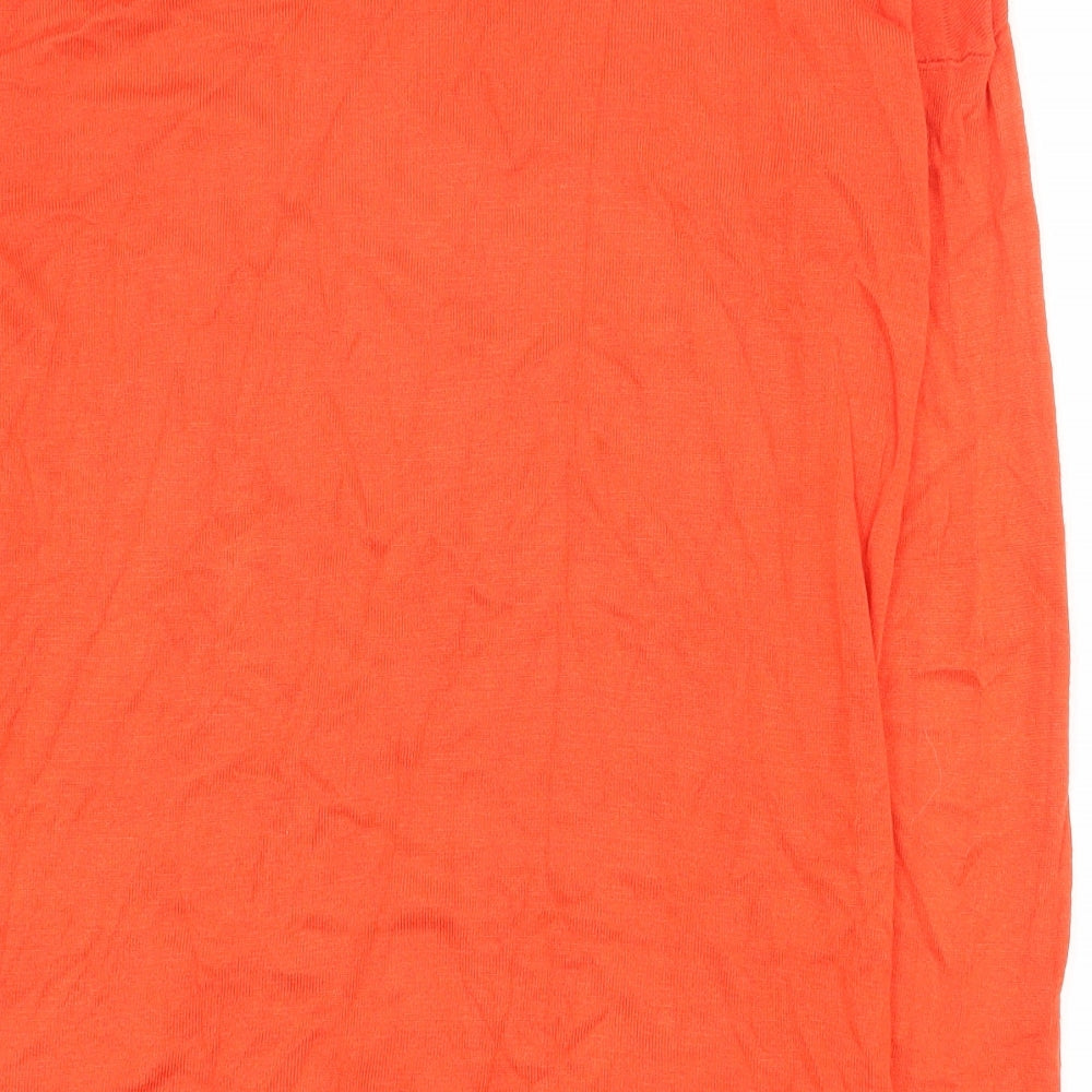 Atmosphere Womens Orange Boat Neck  Viscose Pullover Jumper Size 8