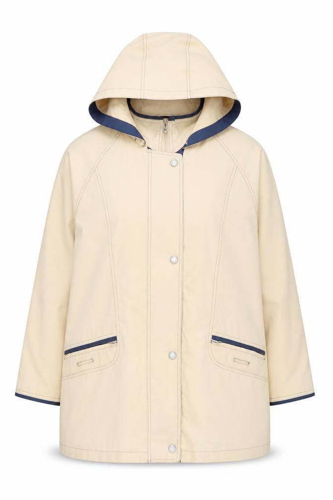 Berkertex Womens Yellow   Jacket Coat Size 14  Zip