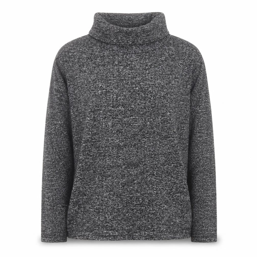 Warehouse Womens Black Roll Neck  Polyester Pullover Jumper Size 12