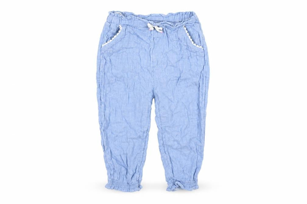 H&M Girls Blue  Cotton Jogger Trousers Size 2 Years  Regular Pullover