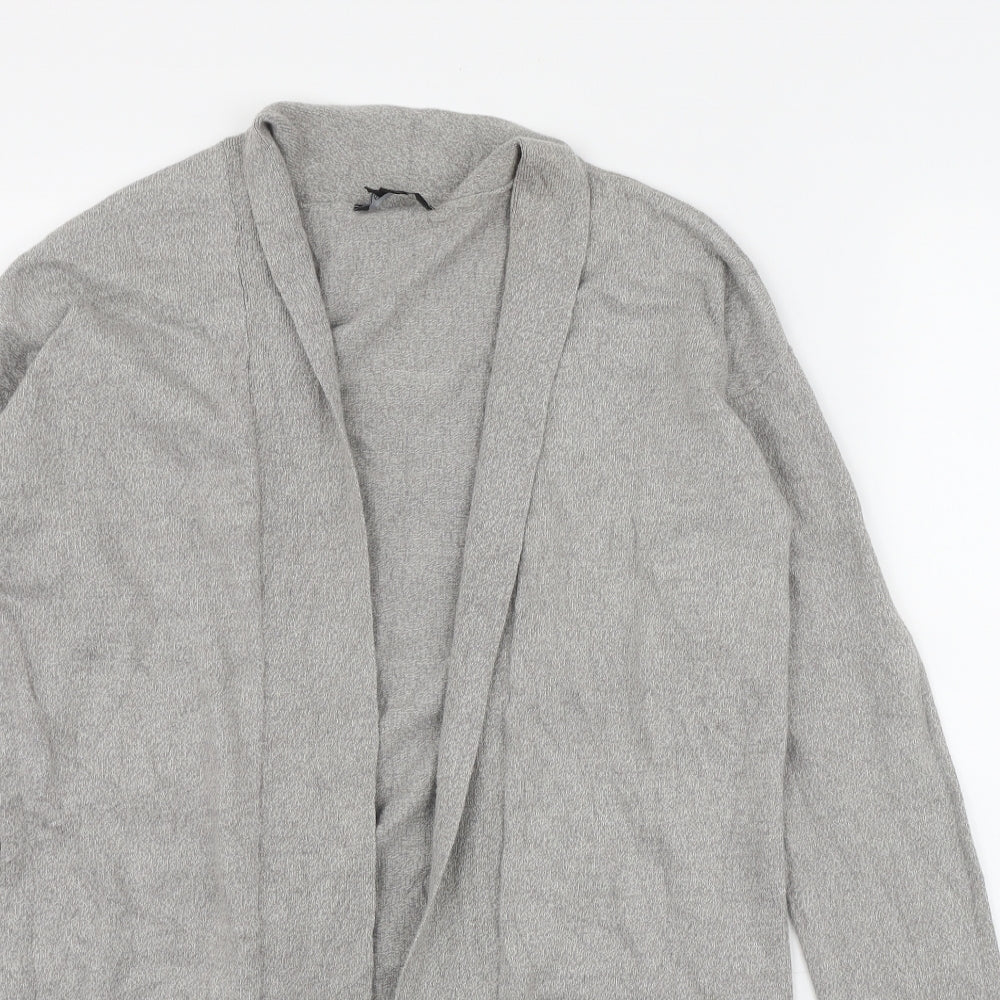 ESMARA Womens Grey V-Neck  Cotton Cardigan Jumper Size 10