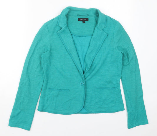 New Look Womens Green   Jacket  Size 10  Button