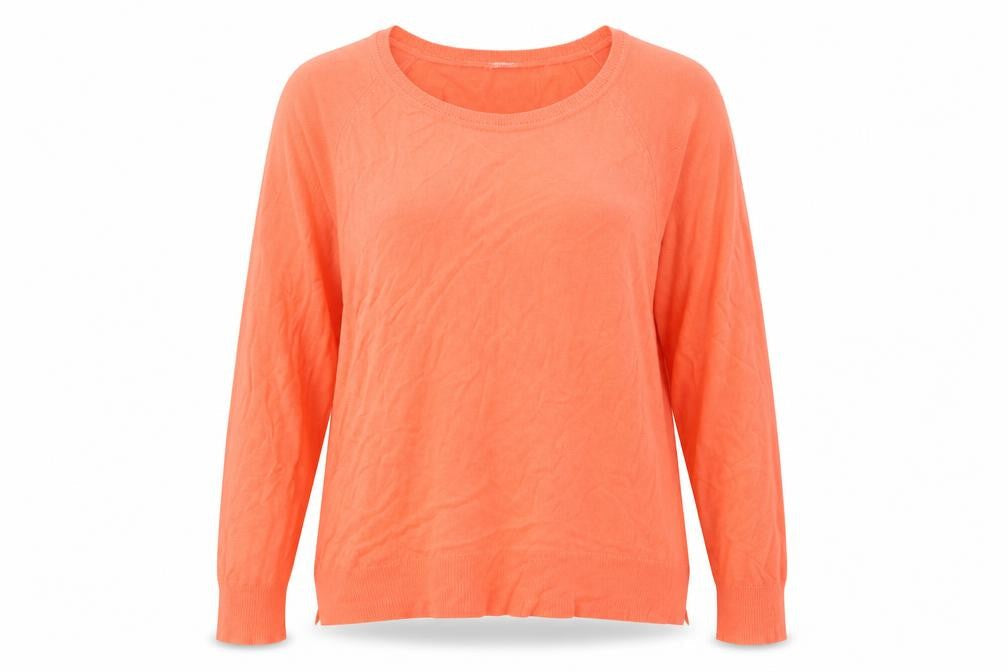 Zara Womens Pink Round Neck  Acrylic Pullover Jumper Size M