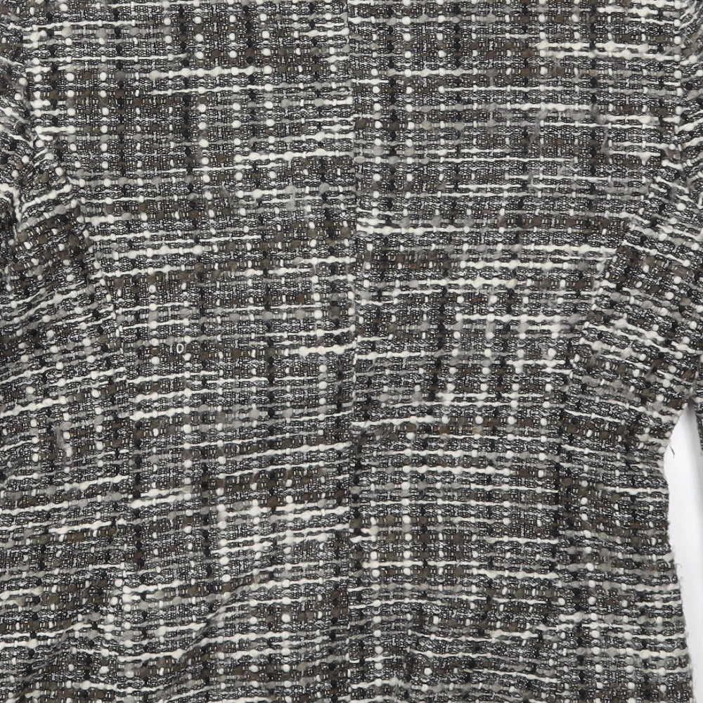 Per Una Womens Grey   Jacket  Size 8  Button