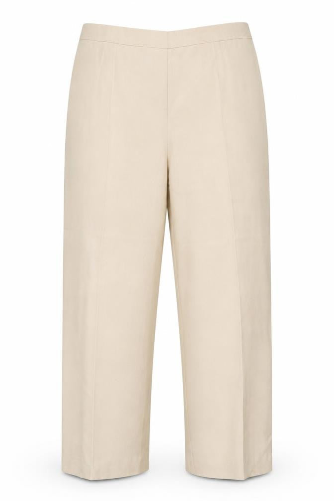 Preworn Womens Beige  Polyester Trousers  Size 20 L25 in Regular
