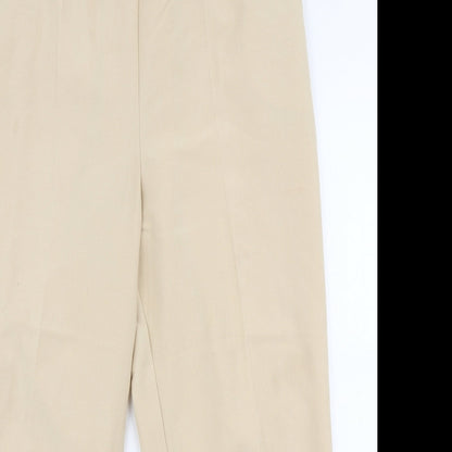 Preworn Womens Beige  Polyester Trousers  Size 20 L25 in Regular