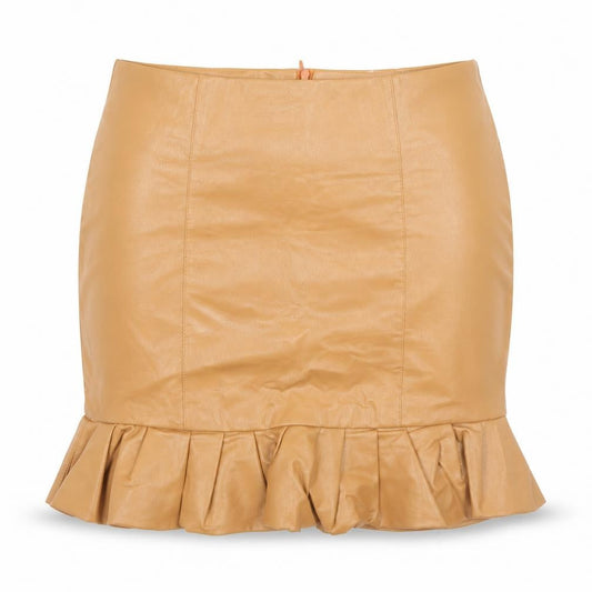 Cherry Koko Womens Brown  Polyester Trumpet Skirt Size M   Zip