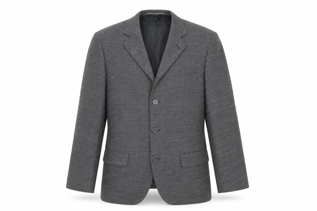 Brook Taverner Mens Grey  Wool Jacket Blazer Size 40