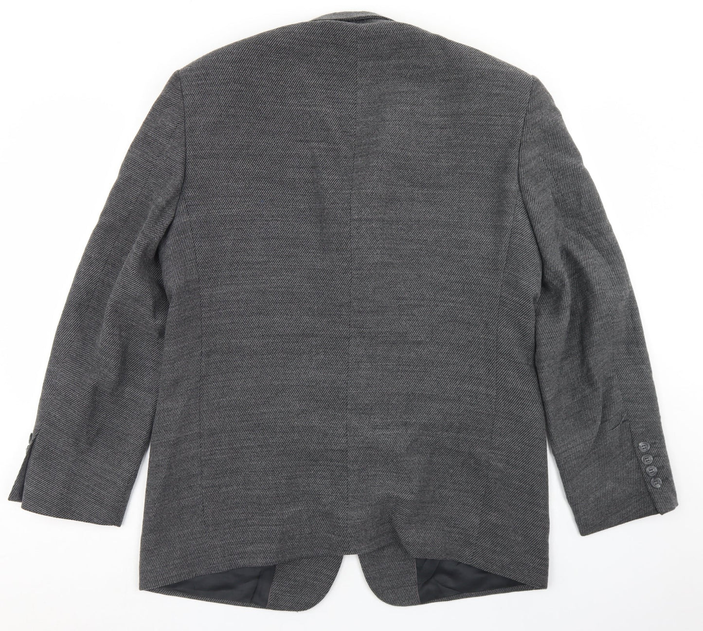 Brook Taverner Mens Grey  Wool Jacket Blazer Size 40