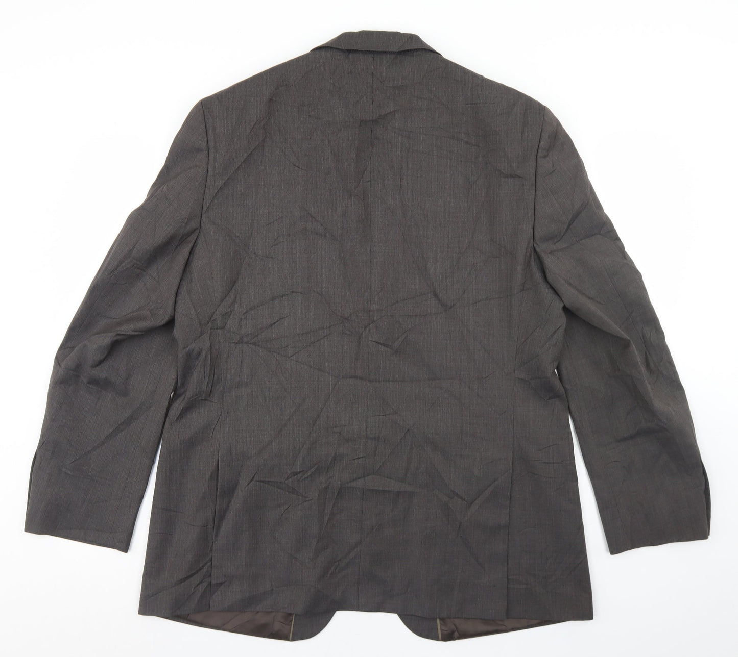 Marks and Spencer Mens Brown  Wool Jacket Blazer Size 44