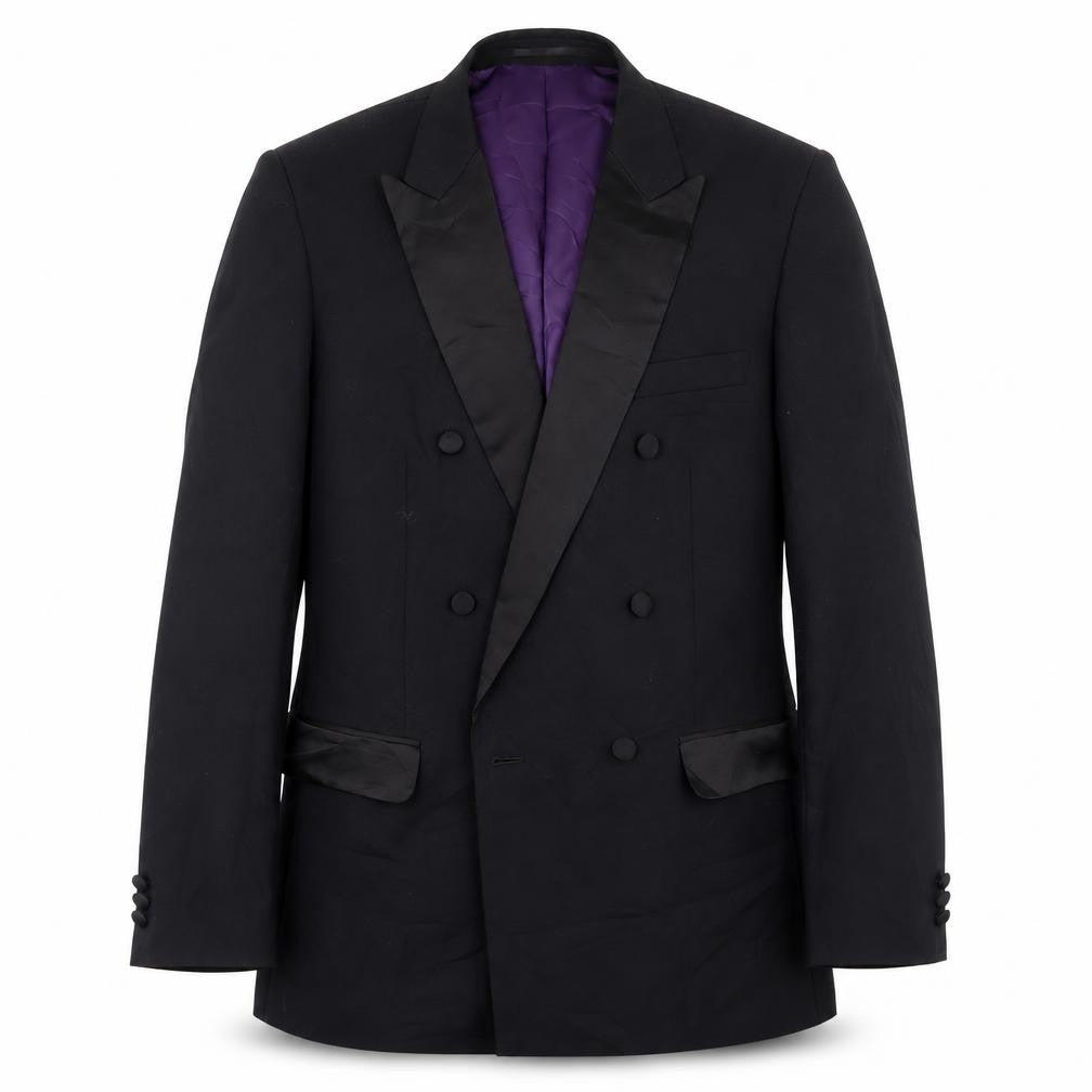 Charlton Gray Mens Black  Polyester Jacket Blazer Size 38