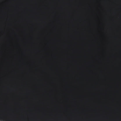 George Womens Black  Polyester Jacket Blazer Size 14