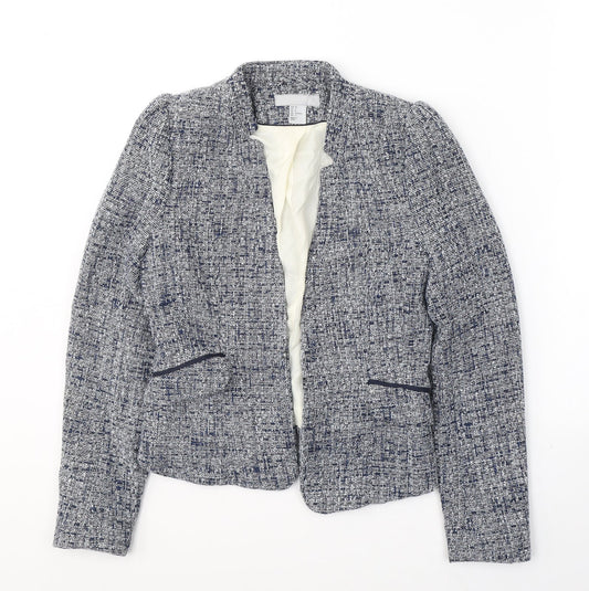 H&M Womens Blue   Jacket Blazer Size 4