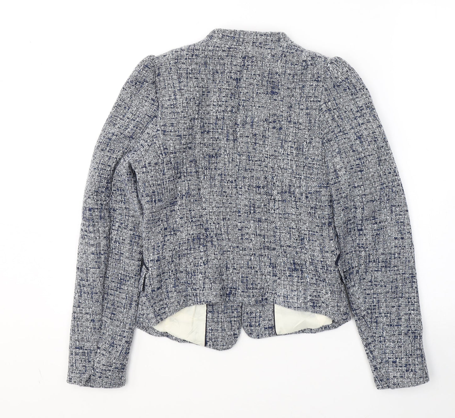 H&M Womens Blue   Jacket Blazer Size 4