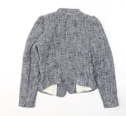 H&M Womens Blue   Jacket Blazer Size 4