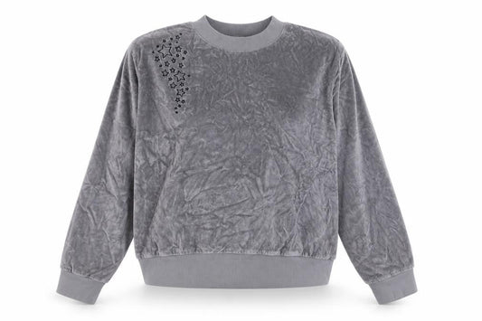 Amara Reya Womens Grey  Polyester Pullover Sweatshirt Size 16  Pullover - Star