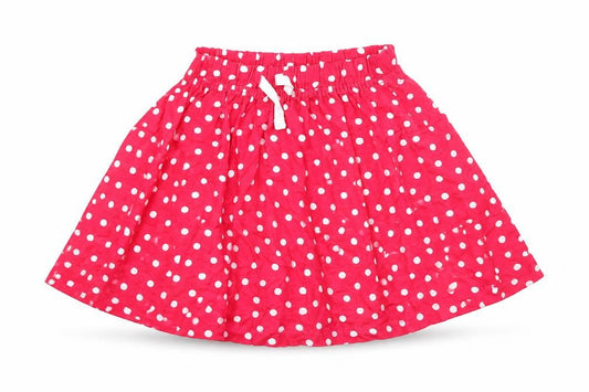 So cute Girls Red Polka Dot Cotton A-Line Skirt Size 18-24 Months