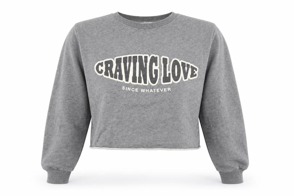 Pull & Bear Womens Grey  Polyester Pullover Sweatshirt Size XS