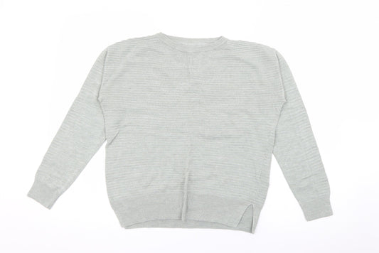 NEXT Womens Green Crew Neck  Viscose Pullover Jumper Size 12