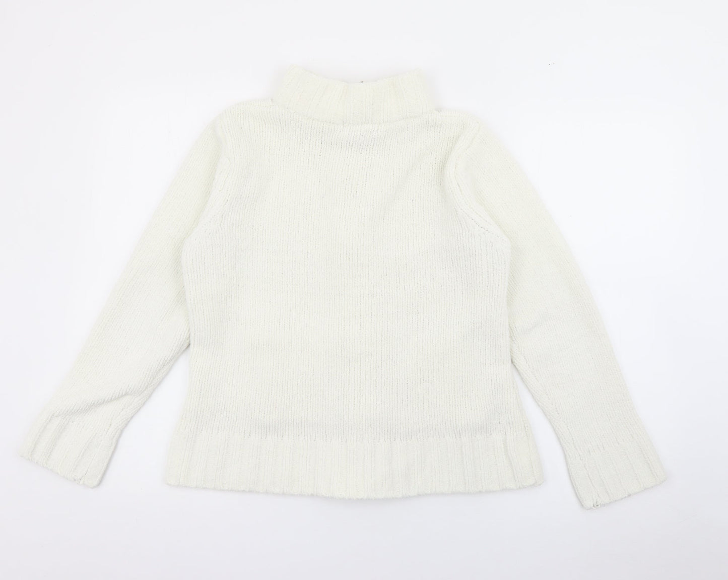 Dixie Womens White   Jacket  Size S  Zip