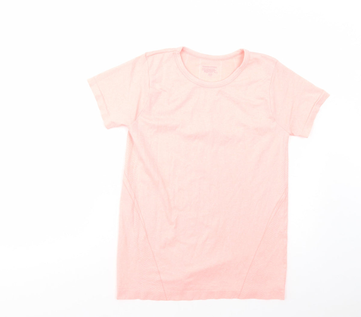 Dunnes Stores Womens Pink  Polyester Pullover T-Shirt Size M Crew Neck Pullover
