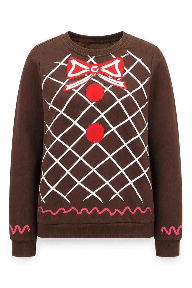 Divided Womens Brown  Cotton Pullover Sweatshirt Size XS   - Gingerbread