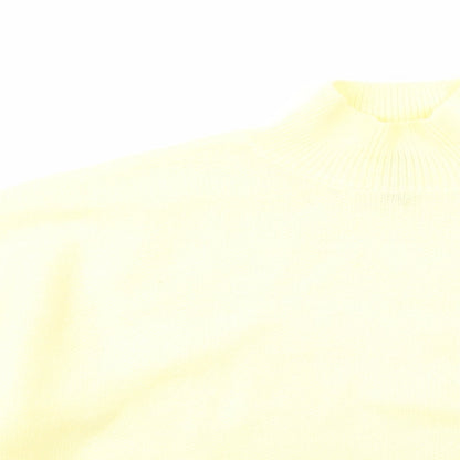 Preloved H&M Womens Yellow High Neck  Acrylic Pullover Jumper Size XS   - NYC - Detail