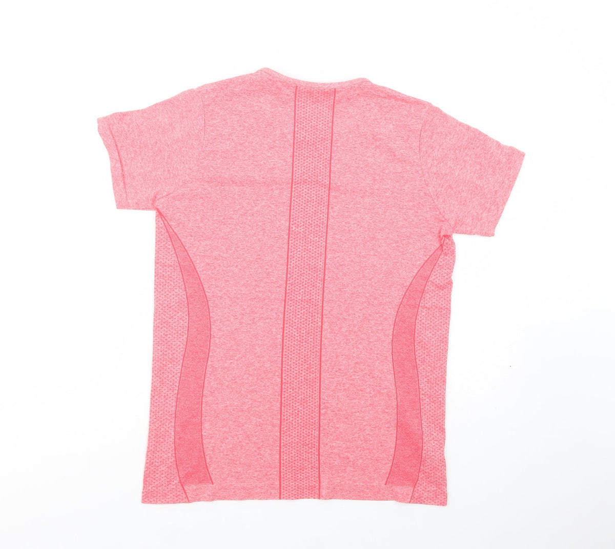 Preloved Dunnes Stores Womens Pink  Nylon Pullover T-Shirt Size M Crew Neck Pullover - Back