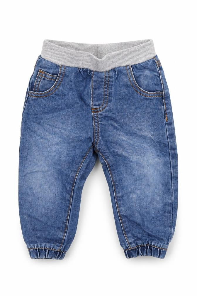 F&F Boys Blue  Cotton Jogger Jeans Size 9 Months  Pullover