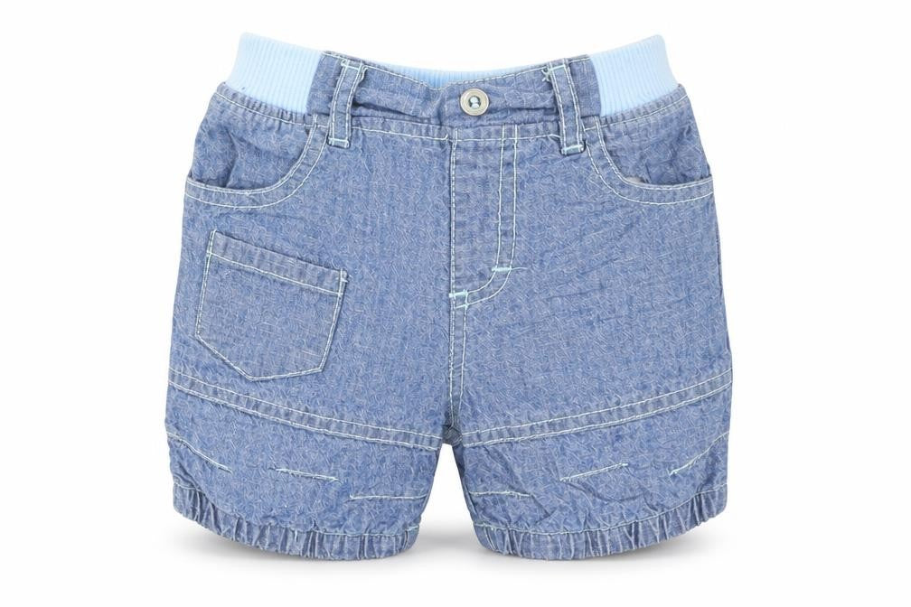 TU Boys Blue  Cotton Cropped Jeans Size 3-6 Months