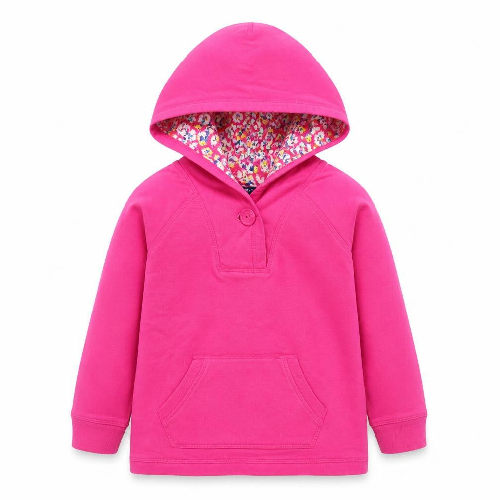 Gap Girls Pink  Polyester Pullover Hoodie Size 5 Years