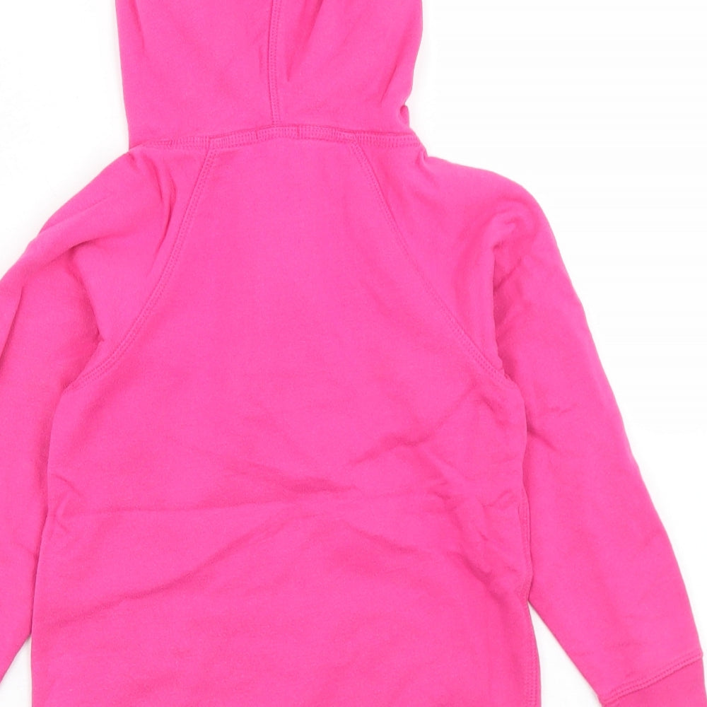 Gap Girls Pink  Polyester Pullover Hoodie Size 5 Years