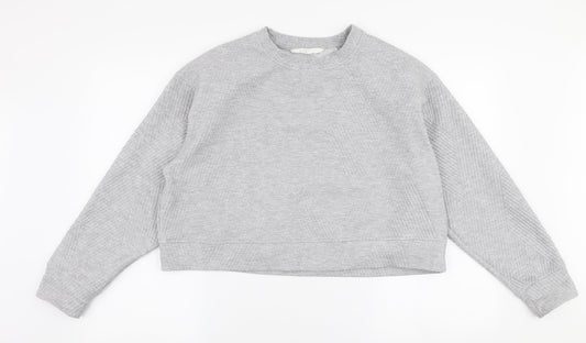 Primark Womens Grey  Polyester Pullover Sweatshirt Size XS  Pullover