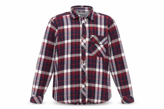 Marks & Spencer Mens Multicoloured Plaid Cotton  Button-Up Size S Collared Button
