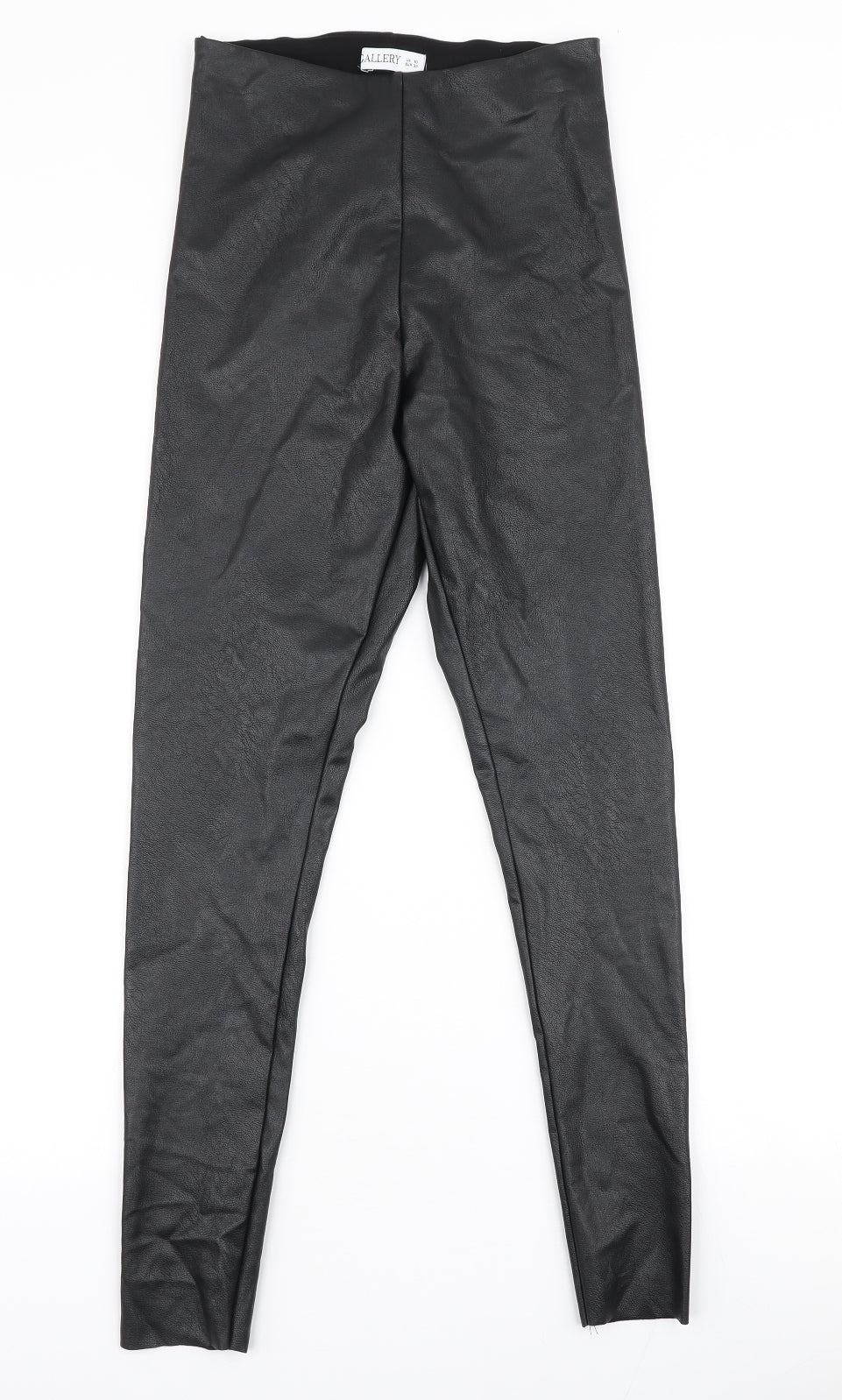 Gallery Womens Black  Polyester Dress Pants Trousers Size 10 L26 in Slim Zip