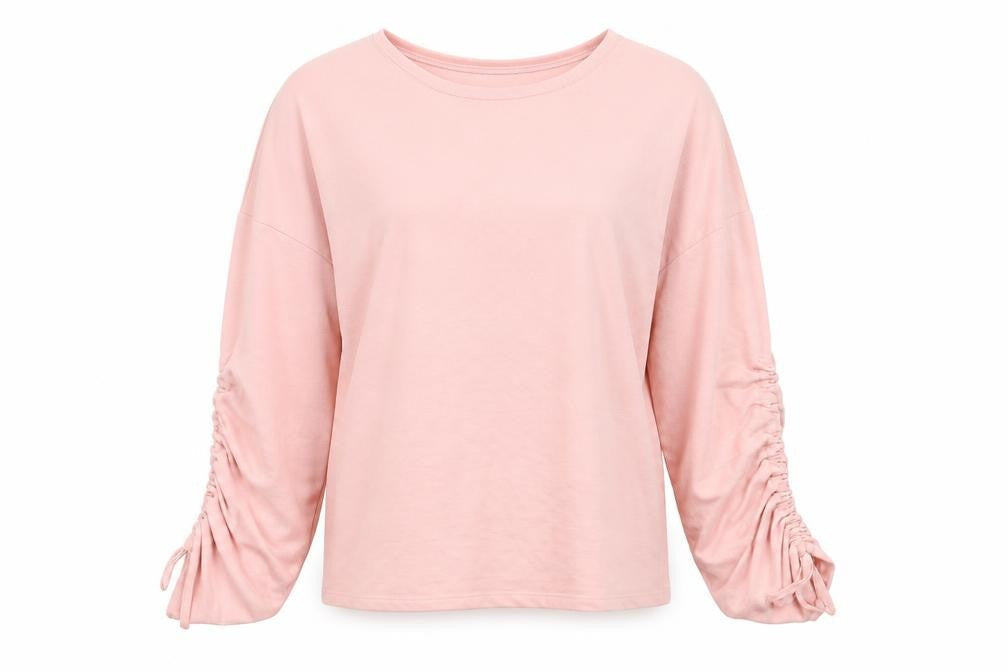 Red Herring Womens Pink  Polyester Pullover Sweatshirt Size L  Pullover