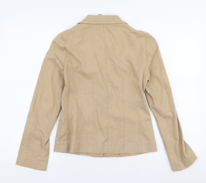 River Island Womens Brown   Jacket Coat Size 8  Button