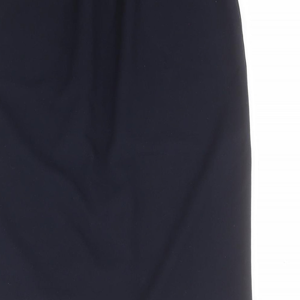 Habella Womens Blue  Polyester Straight & Pencil Skirt Size 12